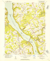 Download a high-resolution, GPS-compatible USGS topo map for Conowingo Dam, MD (1954 edition)