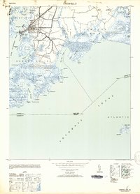 1953 Map of Crisfield, MD