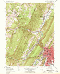 Download a high-resolution, GPS-compatible USGS topo map for Cumberland, MD (1971 edition)
