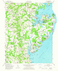 Download a high-resolution, GPS-compatible USGS topo map for Deale, MD (1966 edition)