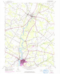 Download a high-resolution, GPS-compatible USGS topo map for Denton, MD (1976 edition)