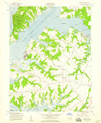 preview thumbnail of historical topo map of Cecil County, MD in 1958
