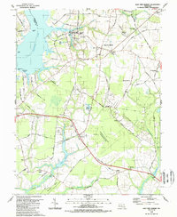 Download a high-resolution, GPS-compatible USGS topo map for East New Market, MD (1988 edition)