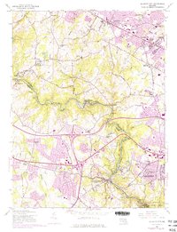 Download a high-resolution, GPS-compatible USGS topo map for Ellicott City, MD (1976 edition)