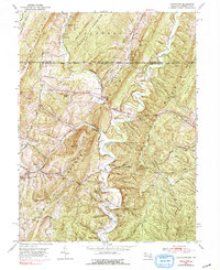 Download a high-resolution, GPS-compatible USGS topo map for Flintstone, MD (1990 edition)