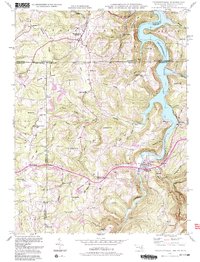 Download a high-resolution, GPS-compatible USGS topo map for Friendsville, MD (1999 edition)