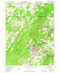 Download a high-resolution, GPS-compatible USGS topo map for Frostburg, MD (1966 edition)