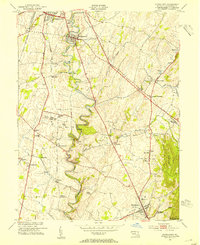 Download a high-resolution, GPS-compatible USGS topo map for Funkstown, MD (1954 edition)