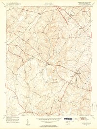 Download a high-resolution, GPS-compatible USGS topo map for Germantown, MD (1954 edition)