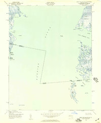 Download a high-resolution, GPS-compatible USGS topo map for Great Fox Island, MD (1957 edition)