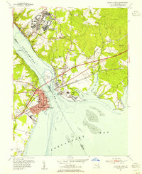 Download a high-resolution, GPS-compatible USGS topo map for Havre%20De%20Grace, MD (1955 edition)