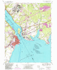 Download a high-resolution, GPS-compatible USGS topo map for Havre De Grace, MD (1985 edition)