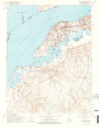 Download a high-resolution, GPS-compatible USGS topo map for Indian Head, MD (1968 edition)