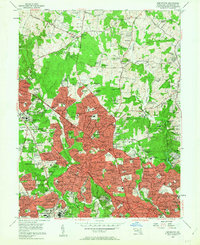 Download a high-resolution, GPS-compatible USGS topo map for Kensington, MD (1963 edition)