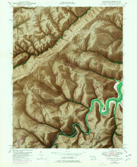 Download a high-resolution, GPS-compatible USGS topo map for Kitzmiller, MD (1977 edition)