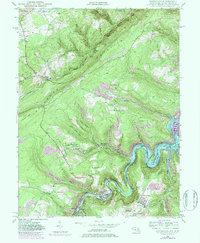 Download a high-resolution, GPS-compatible USGS topo map for Kitzmiller, MD (1984 edition)