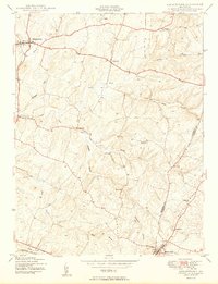 Download a high-resolution, GPS-compatible USGS topo map for Libertytown, MD (1950 edition)