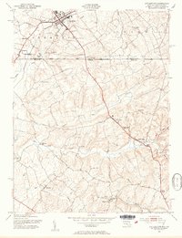 Download a high-resolution, GPS-compatible USGS topo map for Littlestown, MD (1954 edition)