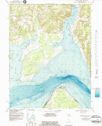 Download a high-resolution, GPS-compatible USGS topo map for Mathias Point, MD (1983 edition)