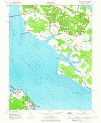 preview thumbnail of historical topo map of Charles County, MD in 1953
