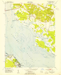 Download a high-resolution, GPS-compatible USGS topo map for Morgantown, MD (1954 edition)