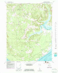 Download a high-resolution, GPS-compatible USGS topo map for Nanjemoy, MD (1983 edition)