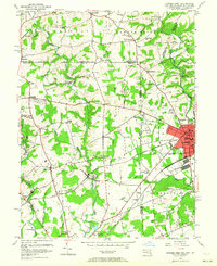 Download a high-resolution, GPS-compatible USGS topo map for Newark West, MD (1964 edition)