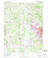 Download a high-resolution, GPS-compatible USGS topo map for Newark West, MD (1984 edition)
