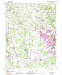 Download a high-resolution, GPS-compatible USGS topo map for Newark West, MD (1991 edition)