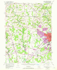 Download a high-resolution, GPS-compatible USGS topo map for Newark West, MD (1972 edition)