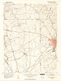 Download a high-resolution, GPS-compatible USGS topo map for Newark West, MD (1954 edition)
