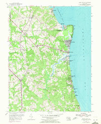 Download a high-resolution, GPS-compatible USGS topo map for North Beach, MD (1971 edition)