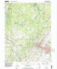 Download a high-resolution, GPS-compatible USGS topo map for Oakland, MD (2002 edition)
