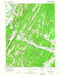 Download a high-resolution, GPS-compatible USGS topo map for Patterson Creek, MD (1968 edition)