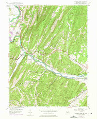 Download a high-resolution, GPS-compatible USGS topo map for Patterson Creek, MD (1975 edition)