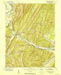 Download a high-resolution, GPS-compatible USGS topo map for Patterson Creek, MD (1951 edition)