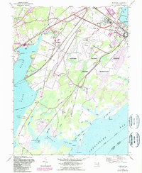 Download a high-resolution, GPS-compatible USGS topo map for Perryman, MD (1990 edition)