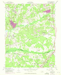 Download a high-resolution, GPS-compatible USGS topo map for Piscataway, MD (1971 edition)