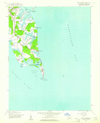 Download a high-resolution, GPS-compatible USGS topo map for Point Lookout, MD (1961 edition)