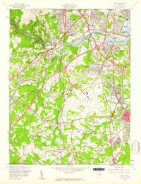 Download a high-resolution, GPS-compatible USGS topo map for Relay, MD (1960 edition)