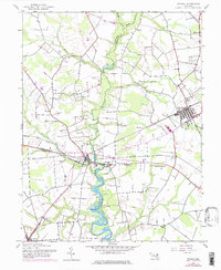 Download a high-resolution, GPS-compatible USGS topo map for Ridgely, MD (1976 edition)