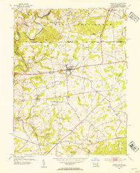Download a high-resolution, GPS-compatible USGS topo map for Rising Sun, MD (1954 edition)