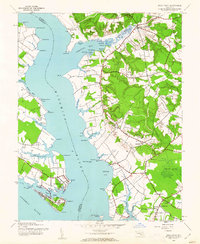 Download a high-resolution, GPS-compatible USGS topo map for Rock Point, MD (1962 edition)
