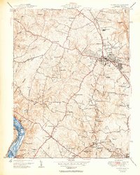 preview thumbnail of historical topo map of Rockville, MD in 1951