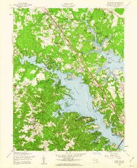 Download a high-resolution, GPS-compatible USGS topo map for Round Bay, MD (1960 edition)