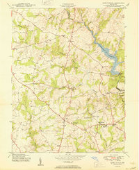 preview thumbnail of historical topo map of Montgomery County, MD in 1950