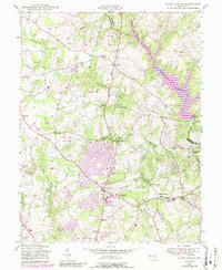 Download a high-resolution, GPS-compatible USGS topo map for Sandy Spring, MD (1988 edition)