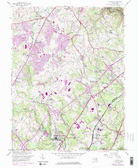 Download a high-resolution, GPS-compatible USGS topo map for Savage, MD (1976 edition)