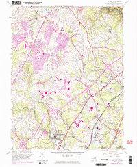 Download a high-resolution, GPS-compatible USGS topo map for Savage, MD (1976 edition)