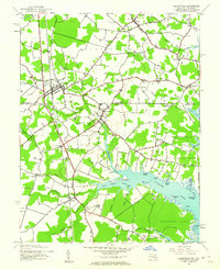 Download a high-resolution, GPS-compatible USGS topo map for Selbyville, MD (1962 edition)